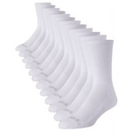 12-Pack AND1 Men's Cushion Crew Socks