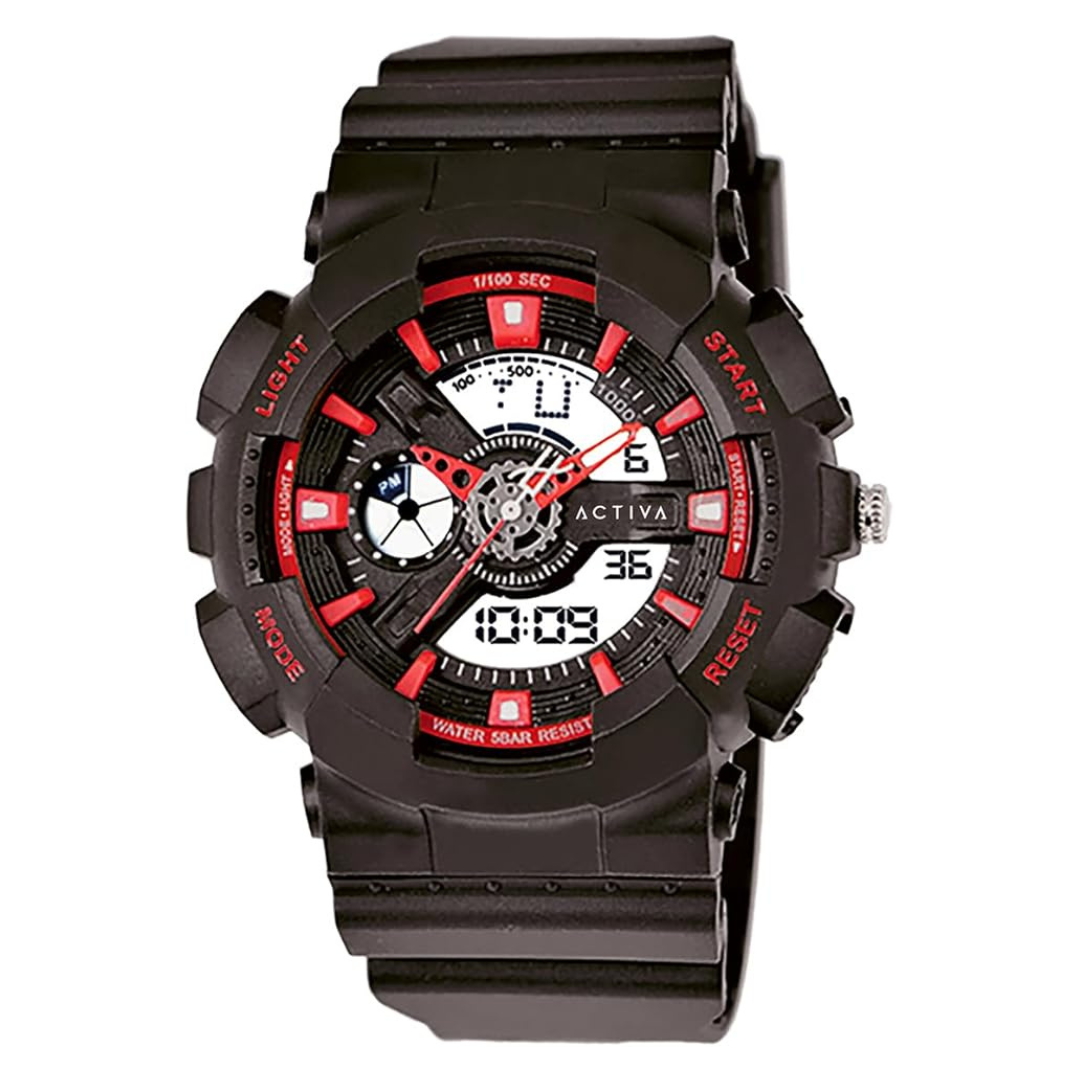 Invicta Shock Resistant Watch (Red)