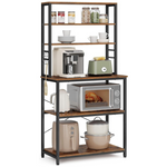 6-Tier Kitchen Shelves Coffee Bar & 31.5" Baker's Rack