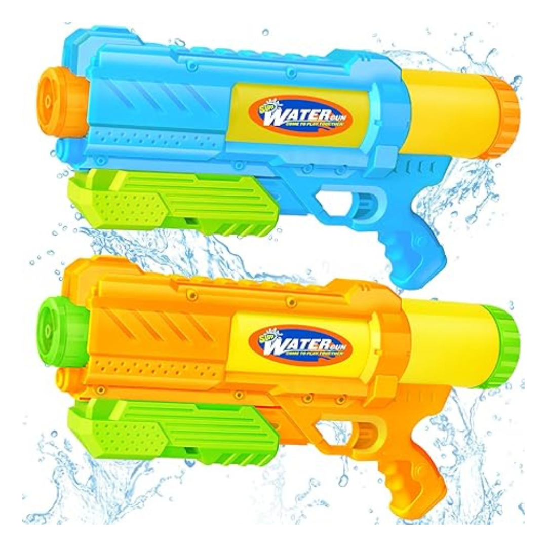 2-Pack 1200cc Water Soaker Squirt Blasters W/Impressive Range