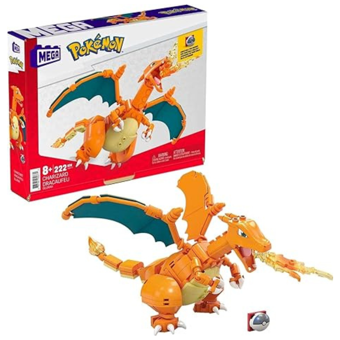 222-Pieces MEGA Pokemon Charizard Figure Building Toys