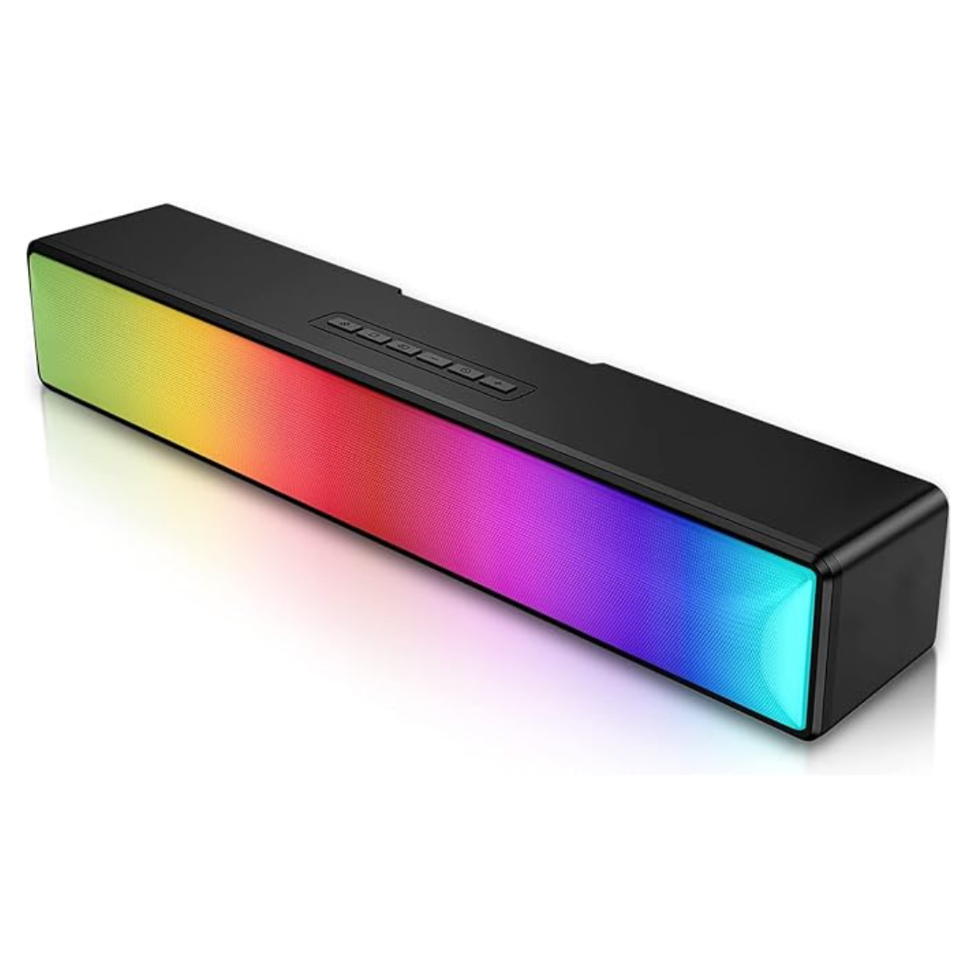 AFK Computer Soundbar Speaker With RGB Lights