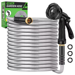 Kebose 50ft Flexible Water Hose With 10 Functional Nozzles