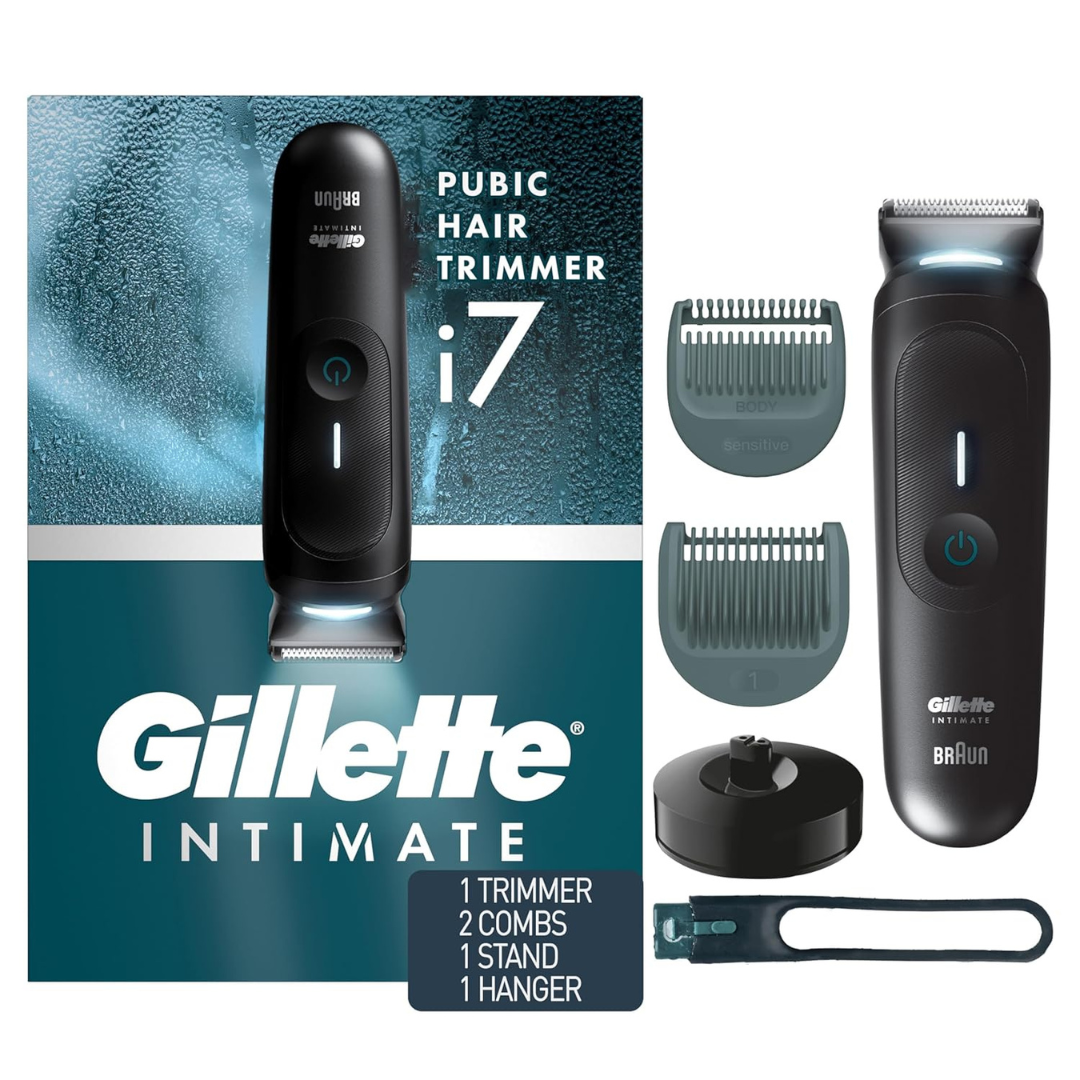 Gillette i7 Intimate Men's Premium Body Hair Trimmer