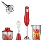 4-in-1 Stainless Steel Hand Immersion Blender