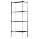 Fuxryth 4-Tier Adjustable Heavy Duty Metal Storage Shelving Unit