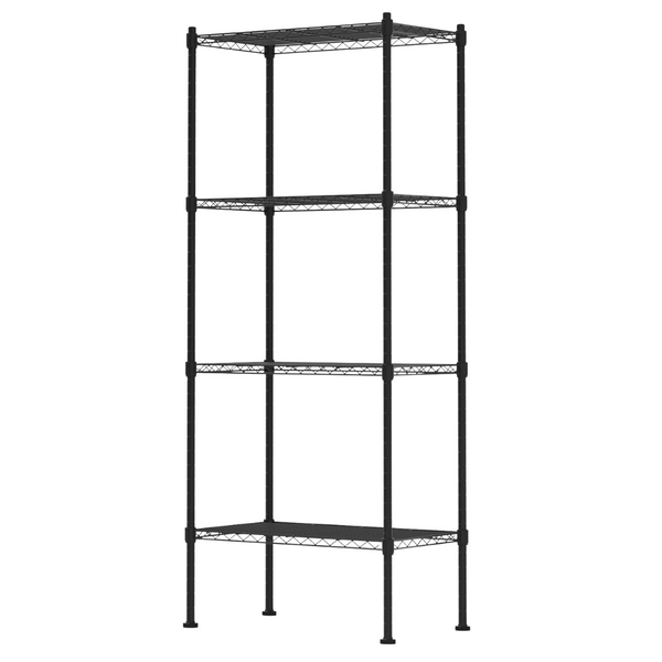 Fuxryth 4-Tier Adjustable Heavy Duty Metal Storage Shelving Unit