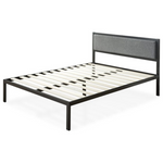 Zinus Korey 14" Steel Platform Bed Frame With Headboard