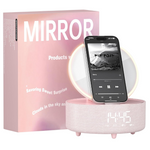 Bluetooth Speaker With Wireless Charger & Fill Light Makeup Mirror