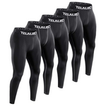 5-Pack Telaleo Men's Compression Pants