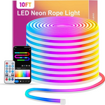 10ft RGB+IC Waterproof Flexible LED Neon Rope Strip Light