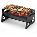 Raynesys Folding Portable Charcoal Grill with Carry Bag