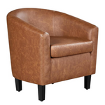 Yaheetech Faux Leather Accent Chair (various colors)