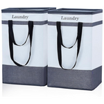 2-Pack 78L Collapsible Laundry Hamper w/ Easy Carry Handles