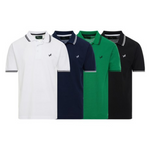4-Pack Tiger Wolf Men's Tiger Wolf Cotton Pique Polo Shirt (Various)