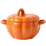 Ashland 7" Orange Pumpkin Ceramic Baking Dish