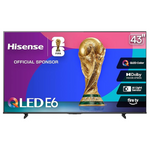 43" Hisense E6 Cinema Series 4K Ultra HDR Smart QLED Fire TV