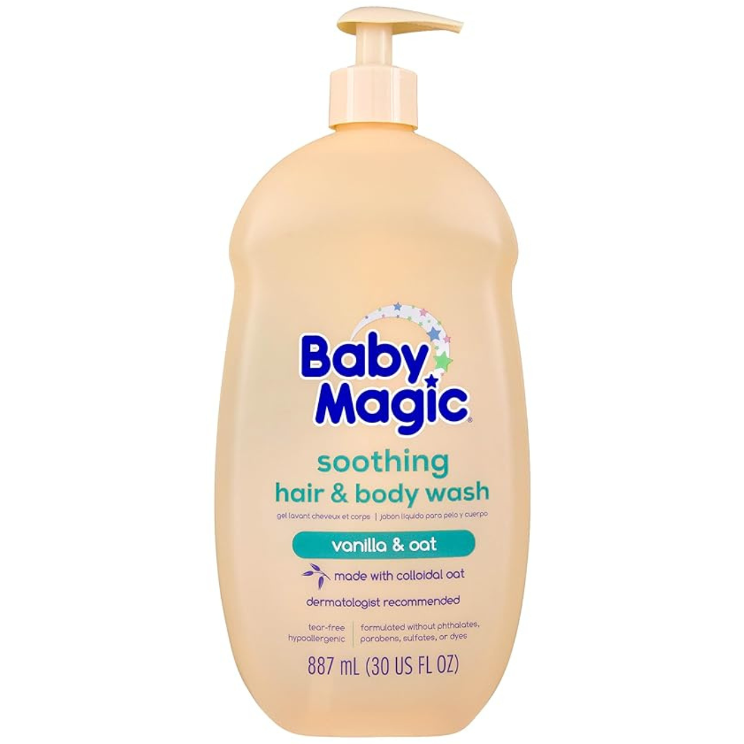 30 Fl Oz Baby Magic Soothing Hair & Body Wash (Vanilla & Oat)