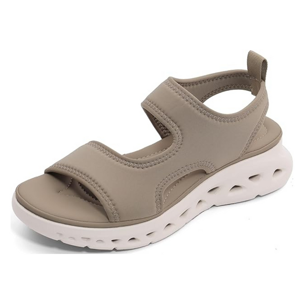 Ubfen Women's Comfortable Lightweight Stretch Slip On Sandals