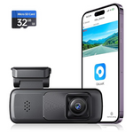 Seventour 2K Mini Dash Cam With WiFi, App Control & 32GB Card
