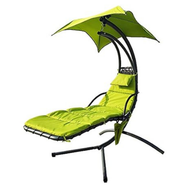 BalanceFrom Hanging Curved Chaise Lounge Chair Swing
