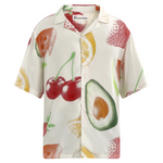 Men's & Big Men's Rayon Printed Button Up Short Sleeve Shirts