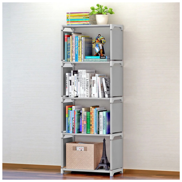 Portable 5 Tier 4 Cube Adjustable Storage Shelves