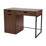 Mainstays Perkins Desk With Metal Frame (Cocoa)