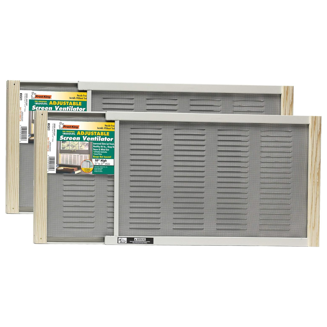 2-Pack Frost King WB Marvin Adjustable Window Screen