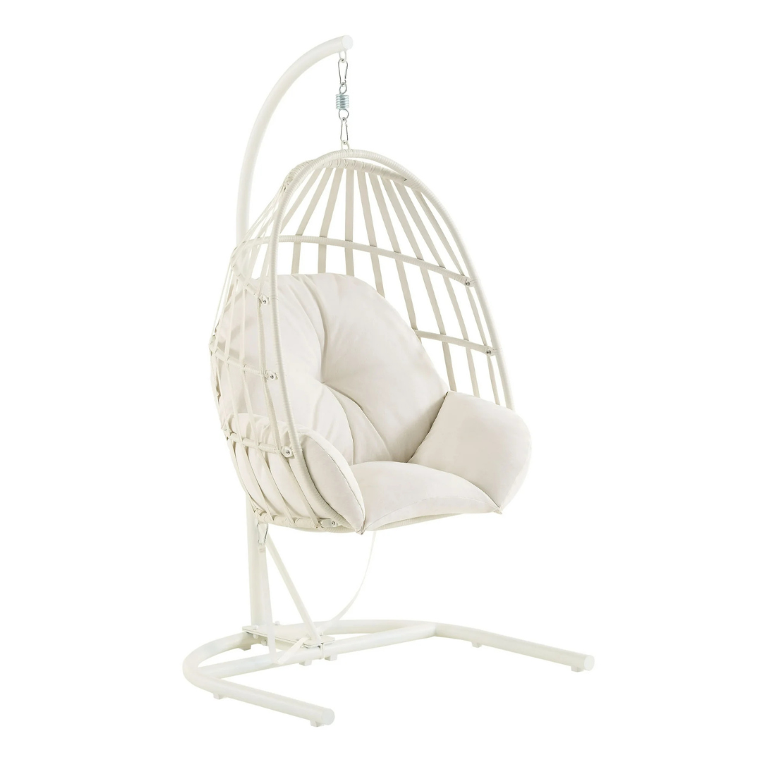 Mainstays Outdoor Wicker Patio Hanging Egg Chair