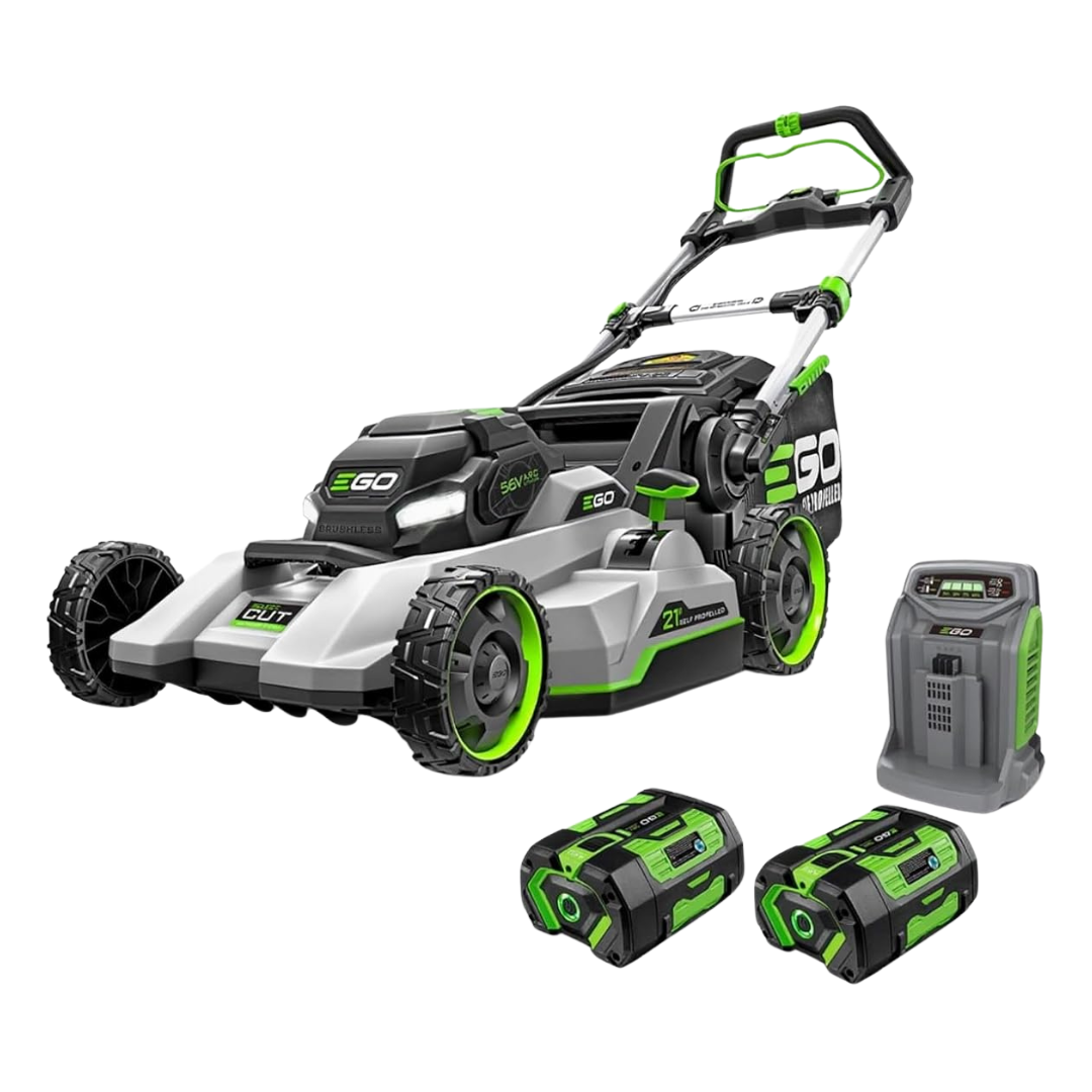 Ego Power+ 56V 21" Brushless Self-Propelled Lawn Mower W/ 2x 6 Ah Batteries