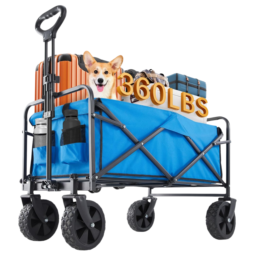 Sweetcrispy Foldable Wagon Cart (120L)