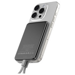 5000mAh Dbasne Ultra Slim Magnetic Power Bank With USB C Cable