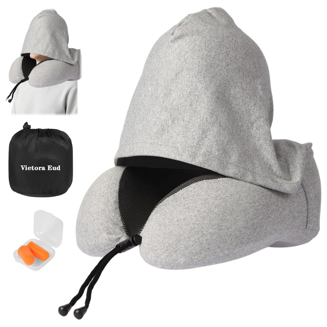 Ergonomic Memory Foam Support Neck Pillow (3 Colors)