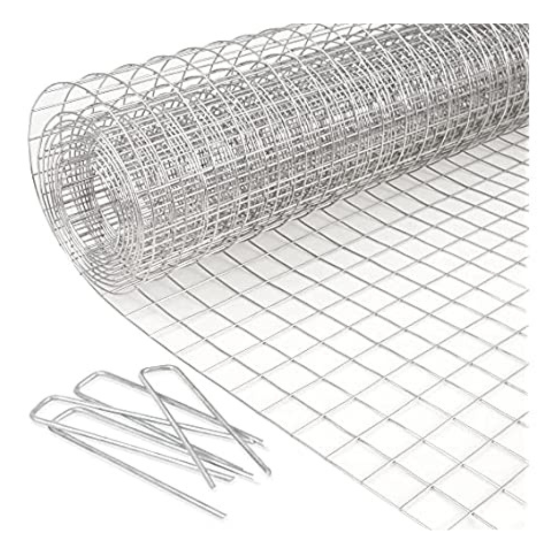 Olle 3/4" 18 Gauge Mesh Wire 50" x 50" Fence Mesh Roll