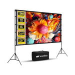 Wootfairy 120" 16:9 4K HD Projector Screen & Stand W/Carry Bag