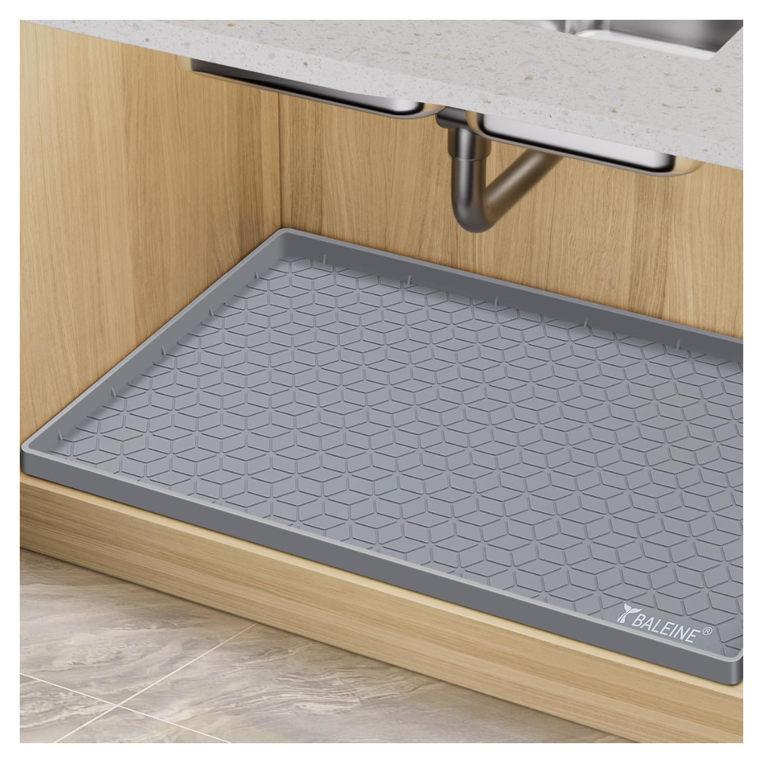34 x 22 Waterproof Food Grade Silicone Under Sink Mat