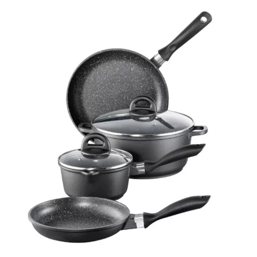 Cuisine::pro Aluminium STONEX2 6-Piece Cookware Set