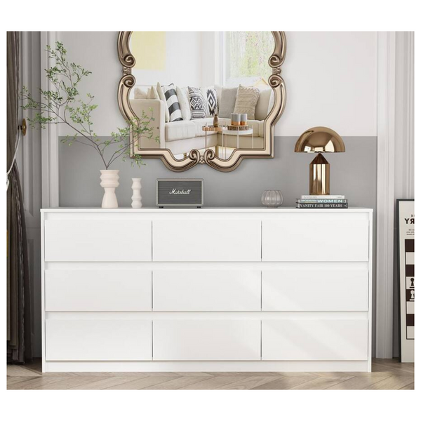 9-Drawer Dresser Storage Cabinet