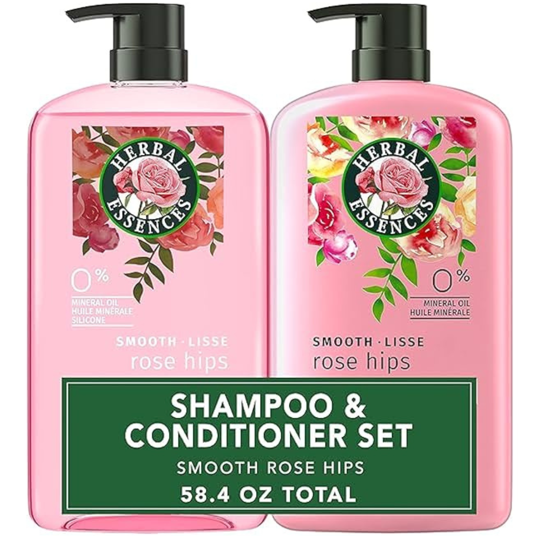 Herbal Essences Shampoo & Conditioner Set, With Rose Hips & Vitamin E (29.2 Fl Oz Each, 2-Pack)