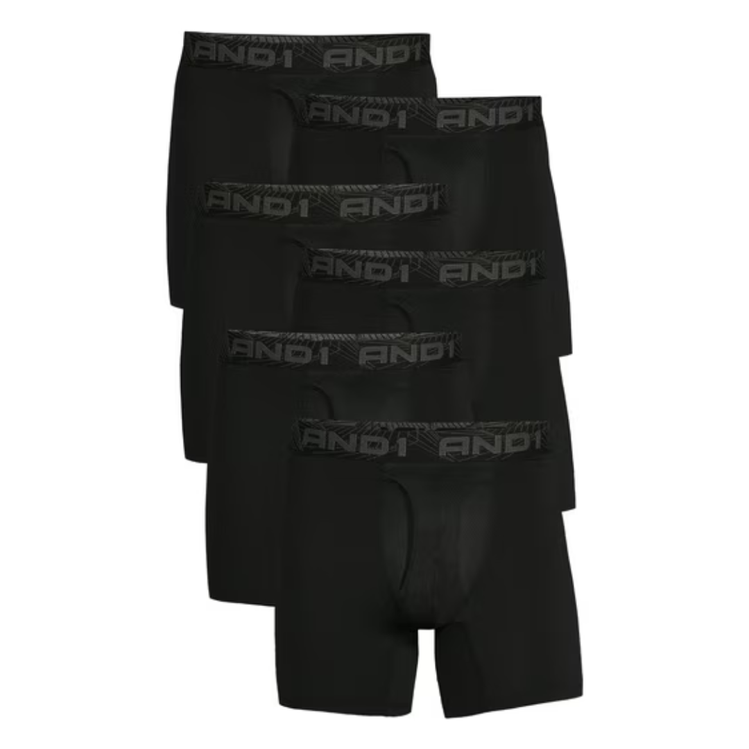 6-Pack Men's Underwear Pro Platinum Boxer Briefs
