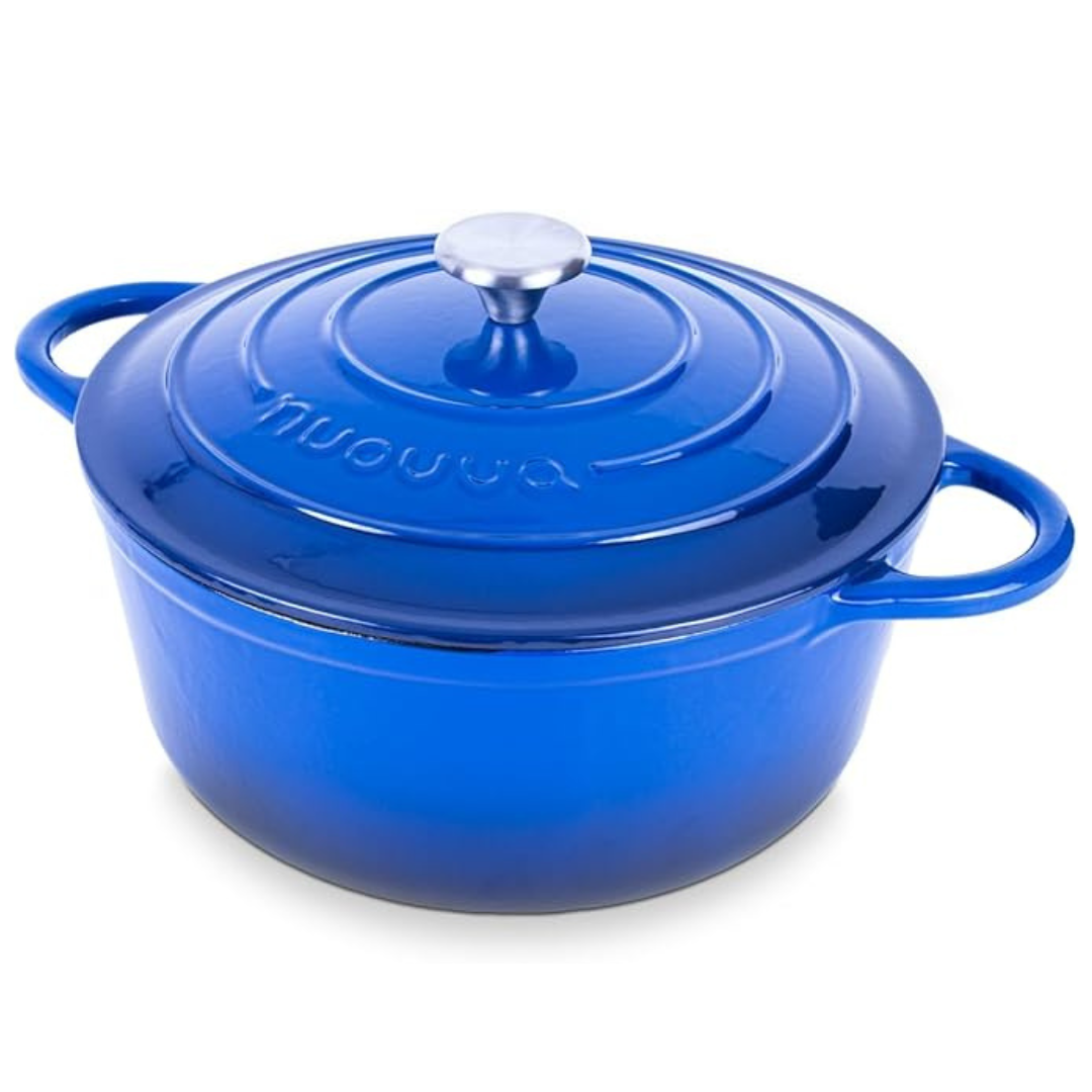 6.4-Quart Cast Iron Non-Stick Ovenproof Casserole Dutch Oven