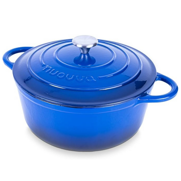 6.4-Quart Cast Iron Non-Stick Ovenproof Casserole Dutch Oven