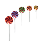 5-Pack 5.25" Star Candy Lollipop Pathway Christmas Lights