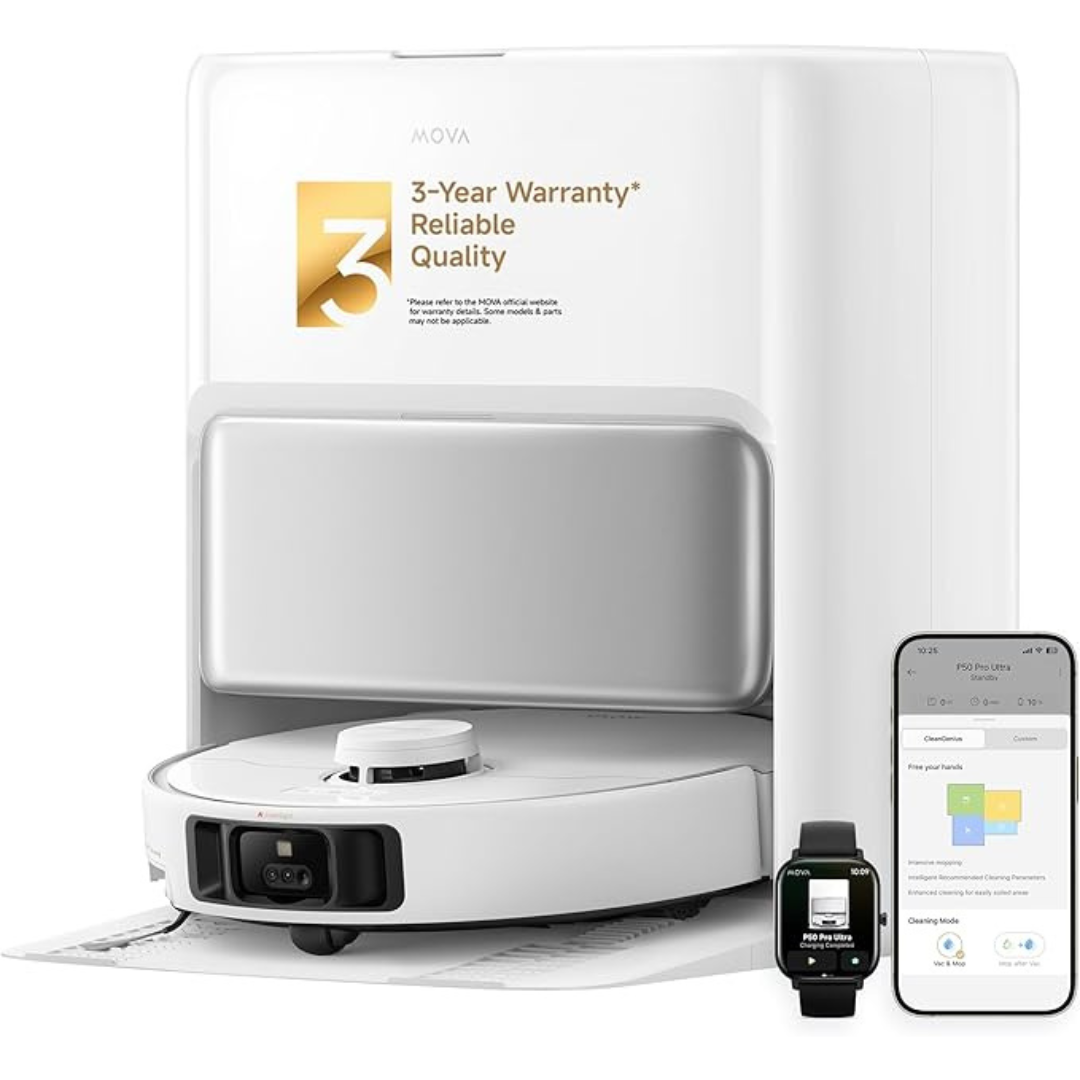 Mova P50 Pro 19,000Pa Ultra Robot Vacuum & Mop