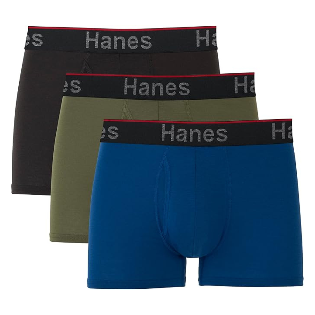 3-Pack Hanes Men's Total Support Pouch Boxer Brief (S-XXL)