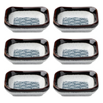 Set of 6 Ceramic Sauce Japanese Style Dinnerware Set