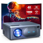15000L 4K Projector with 5G WiFi Bluetooth
