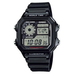 Casio Men's World Time Digital Chronograph Watch (AE1200WH )