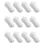 12-Pairs of Hanes Boys' Extra Durable No Show Multipack Athletic Socks